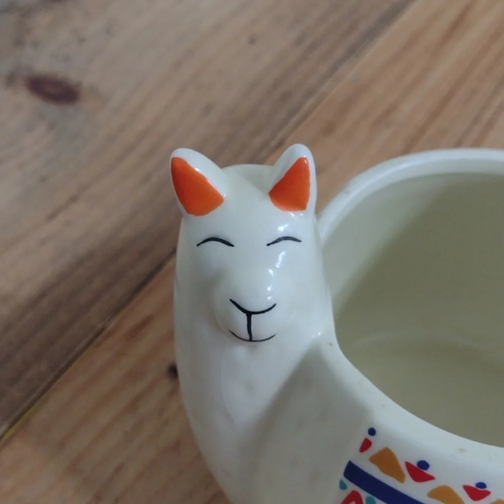 Dave and Buster's Ceramic Alpaca Coffee Mug